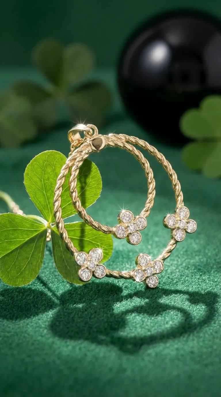 Yonca Detaylı Kolye