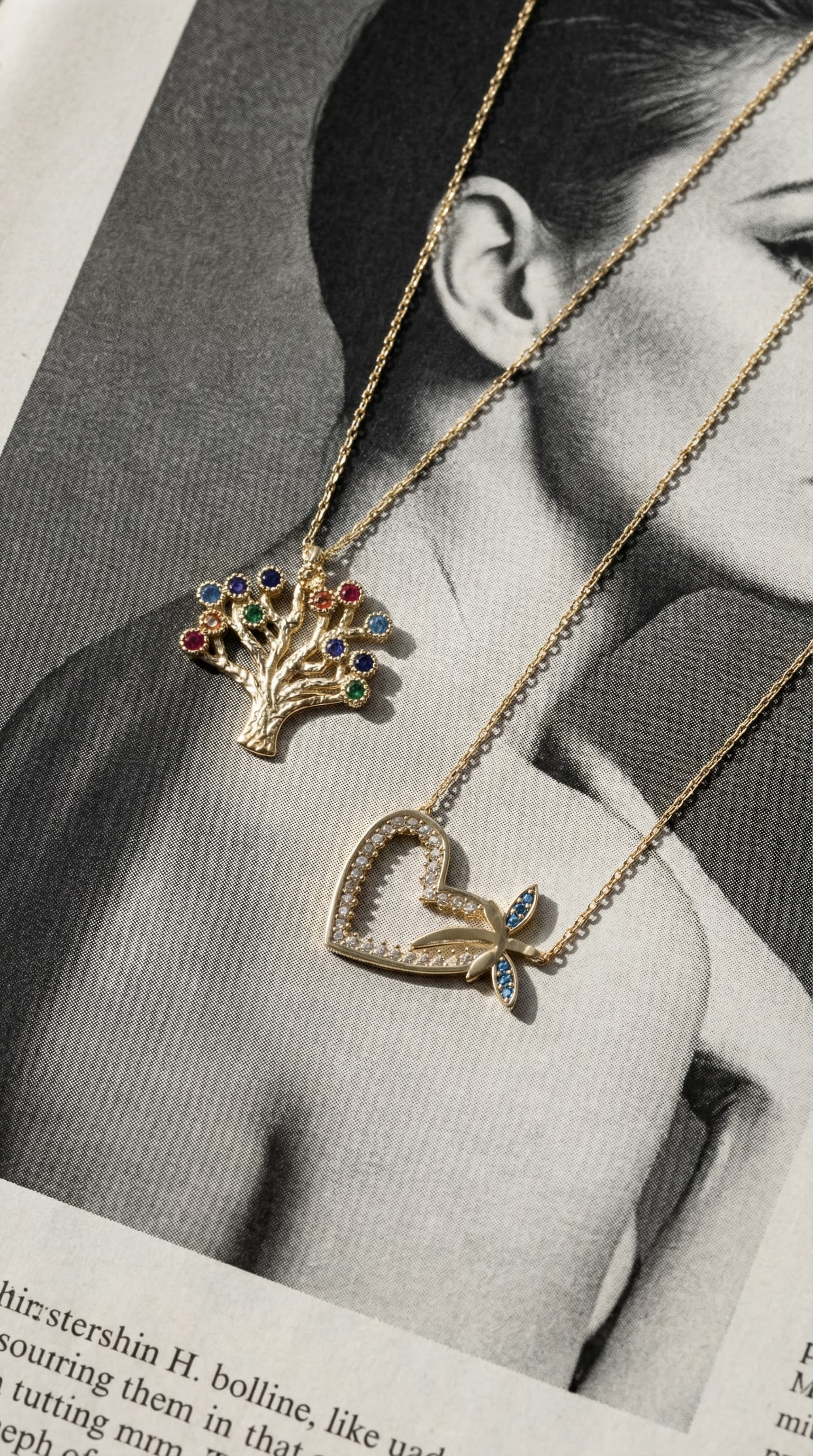 Renkli Taşlı Kolyeler