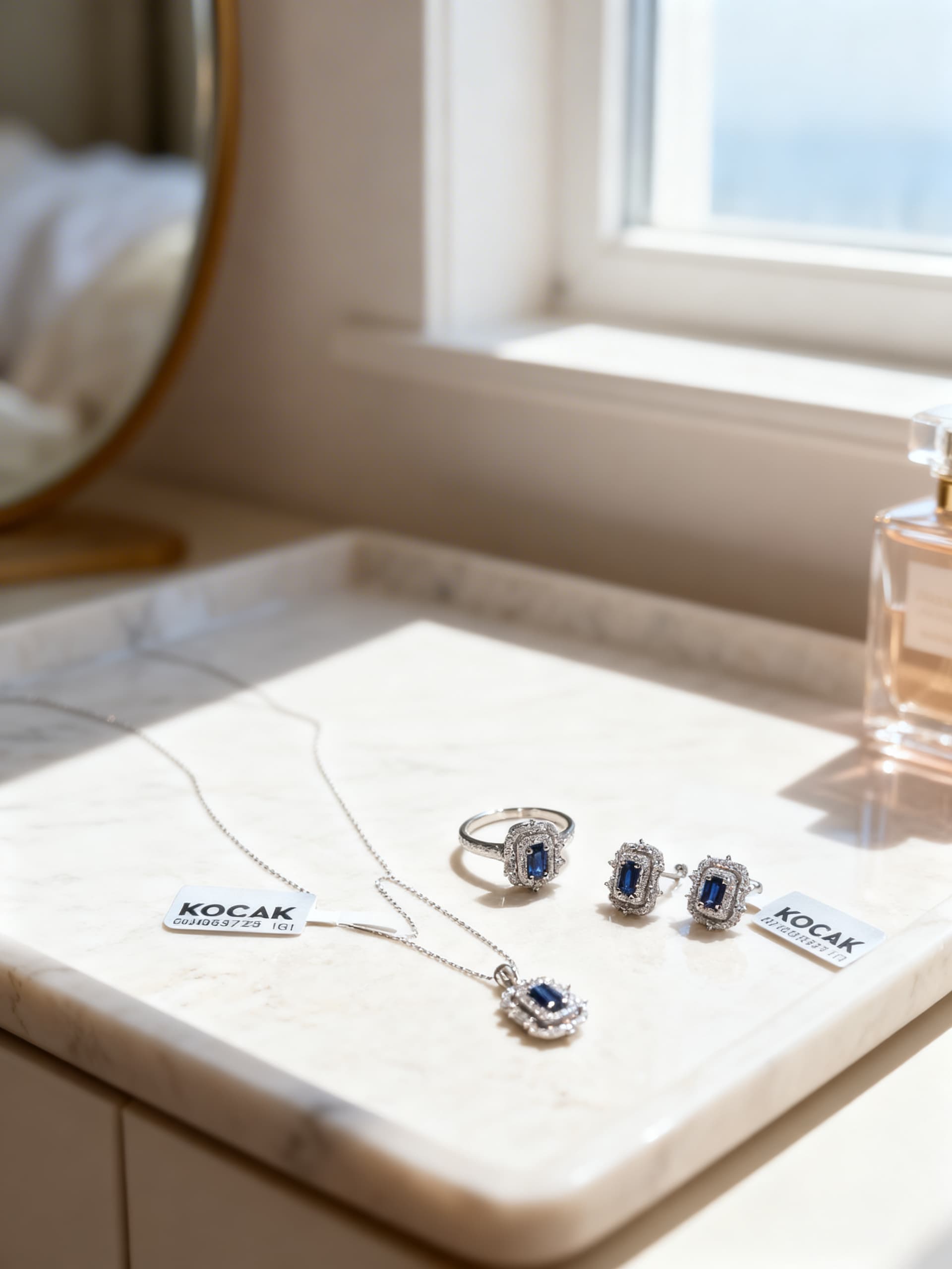 Safir Pırlanta Set